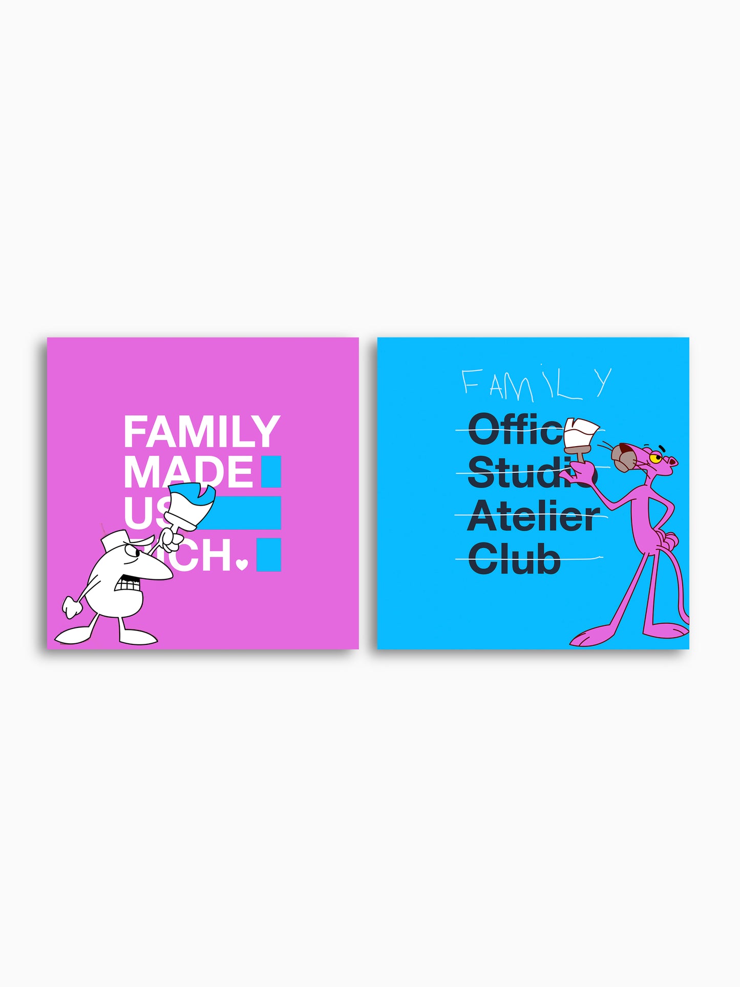 Canvas | Family Made Us Rich / No Office, Studio, Atelier or Club