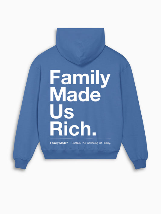 Unisex Boxy Hoodie | Family Made Us Rich