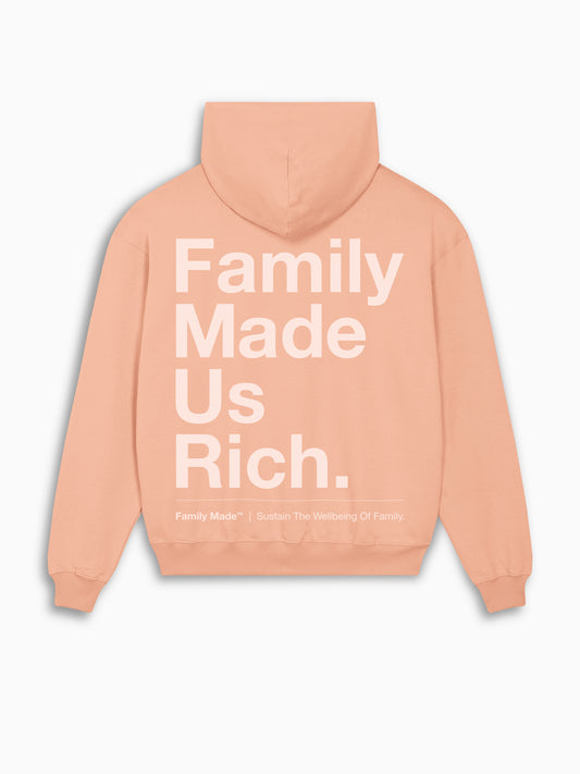 Unisex Boxy Hoodie | Family Made Us Rich