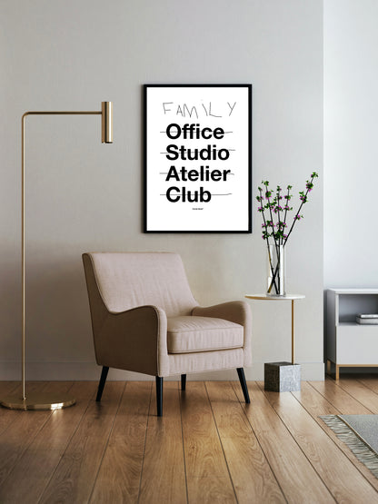 Fine Art Print | Office, Studio, Atelier, Club